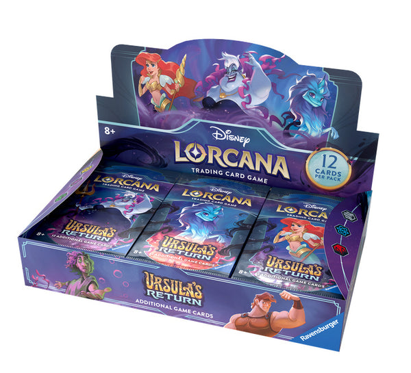 Disney Lorcana: Ursula's Return - Booster Display Case (4 displays) (presale)