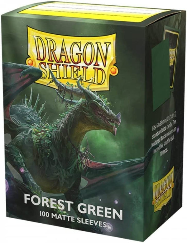 Dragon Shield Sleeves: Standard- Matte - Forest Green (100 ct.)