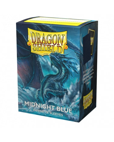 Dragon Shield Sleeves: Standard- Matte - Midnight Blue (100 ct.)