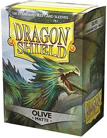 Dragon Shield Sleeves: Standard- Matte Olive (100 ct.)