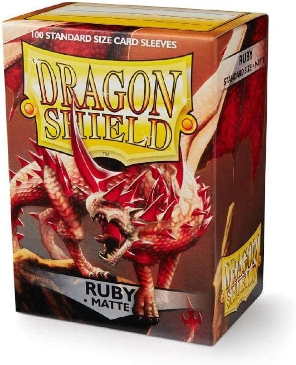 Dragon Shield Sleeves: Standard- Matte Ruby (100 ct.)