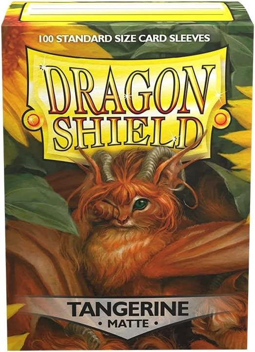 Dragon Shield Sleeves: Standard- Matte Tangerine (100 ct.)