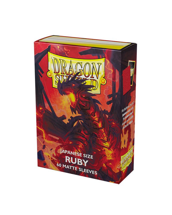 Dragon Shields: Japanese (60) Matte - Ruby