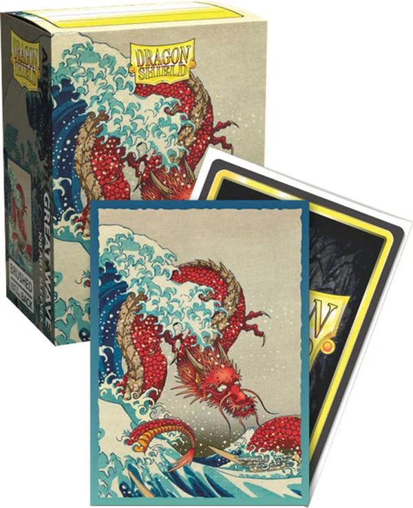 Dragon Shield Sleeves: Standard- Brushed Art - The Great Wave (100 ct.)