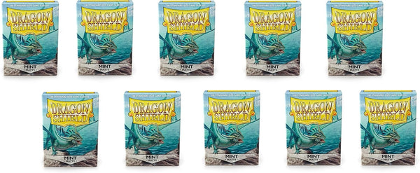 Dragon Shield Sleeves: Standard- Matte Mint Display (100 ct x10)