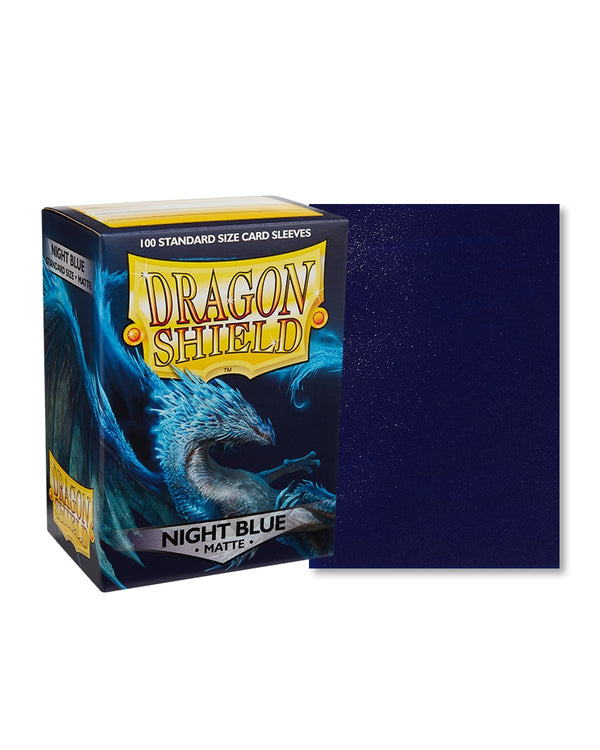 Dragon Shield Sleeves: Standard- Matte Night Blue (100 ct.)