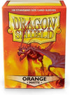 Dragon Shield Sleeves: Standard- Matte Orange Display (100 ct x10)