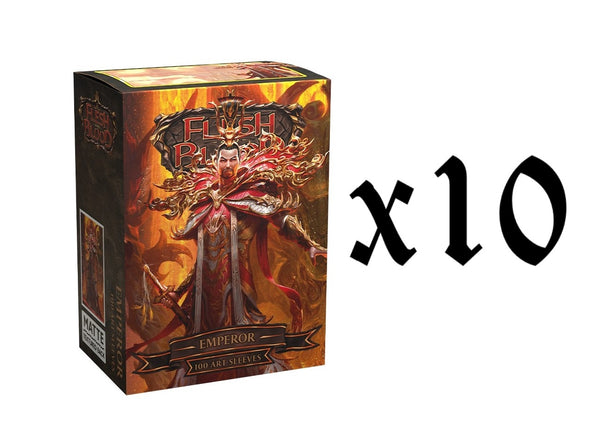 Dragon Shield Sleeves: Standard Matte Art Flesh and Blood - Emperor Display (100 ct x 10)