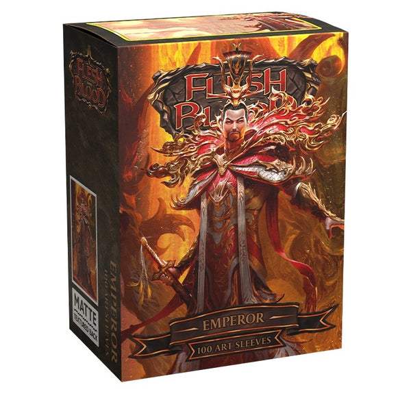 Dragon Shield Sleeves: Standard Matte Art Flesh and Blood - Emperor Display (100 ct x 10)