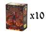 Dragon Shield Sleeves: Standard Matte Art Flesh and Blood - Cindra Display (100 ct x 10)