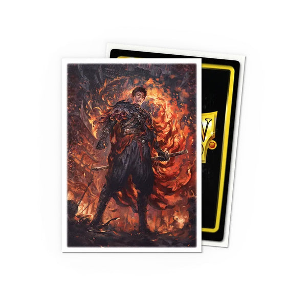 Dragon Shield Sleeves: Standard Matte Art Flesh and Blood - Fai Display (100 ct x 10)