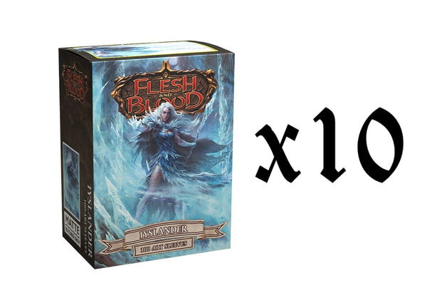 Dragon Shield Sleeves: Standard Matte Art Flesh and Blood - Iyslander Display (100 ct x 10)