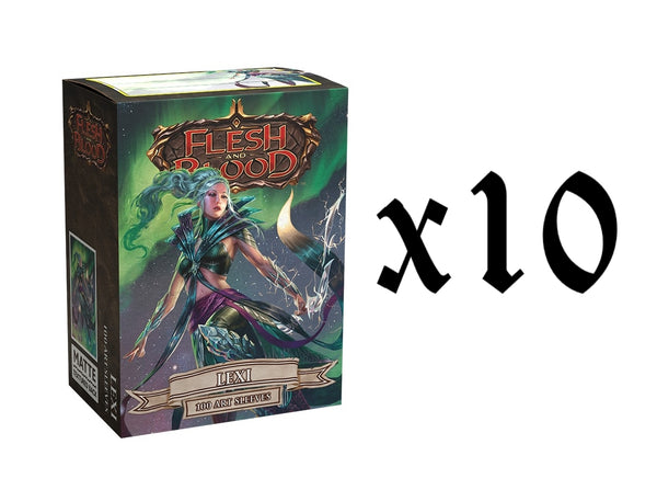 Dragon Shield Sleeves: Standard Matte Art Flesh and Blood - Lexi Display (100 ct x 10)