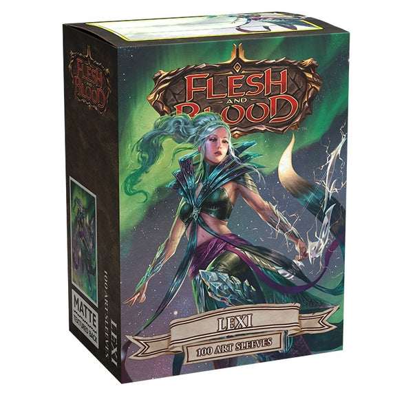 Dragon Shield Sleeves: Standard Matte Art Flesh and Blood - Lexi Display (100 ct x 10)