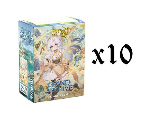 Dragon Shield Sleeves: Grand Archive - Guo Jia, Heaven's Favored Display (100 ct x 10)
