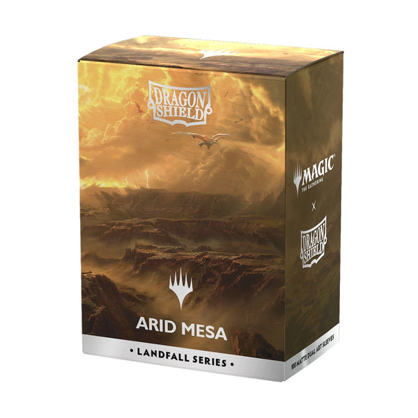 Dragon Shield Sleeves: Standard Matte Dual Art Magic the Gathering Landfall Series - Arid Mesa 100CT (presale)