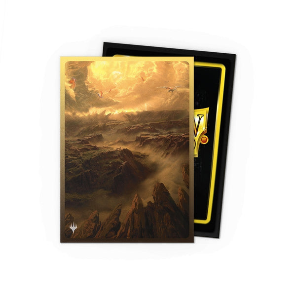 Dragon Shield Sleeves: Standard Matte Dual Art Magic the Gathering Landfall Series - Arid Mesa Display (100 ct x10) (presale)