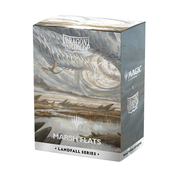 Dragon Shield Sleeves: Standard Matte Dual Art Magic the Gathering Landfall Series - Marsh Flats 100CT (presale)