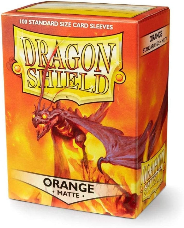 Dragon Shield Sleeves: Standard- Matte Orange (100 ct.)