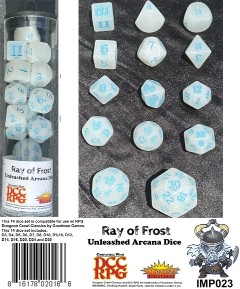 Dungeon Crawl Classics: Unleashed Arcana Dice - Ray of Frost