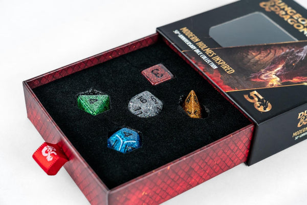 Dungeons & Dragons: Modern Holmes Inspired 50th Anniversary Dice Collection