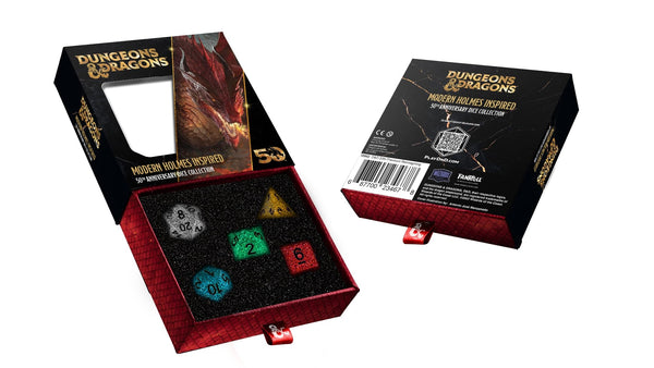 Dungeons & Dragons: Modern Holmes Inspired 50th Anniversary Dice Collection