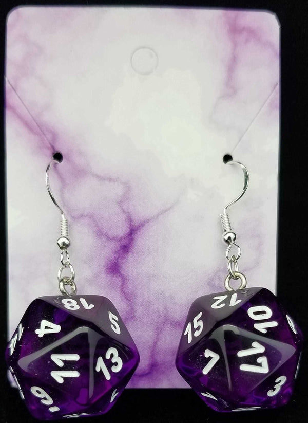 Eclectic Ends: Dangles - standard size d20’s