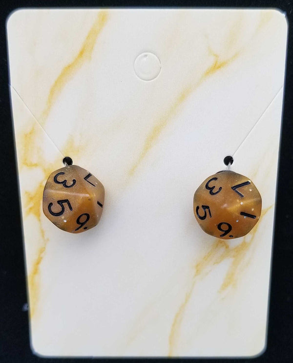 Eclectic Ends: mini dice studs
