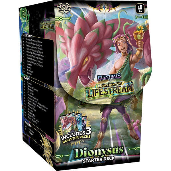 Elestrals: Lifestream- Starter Deck Case- Dionysus (x8) (presale)