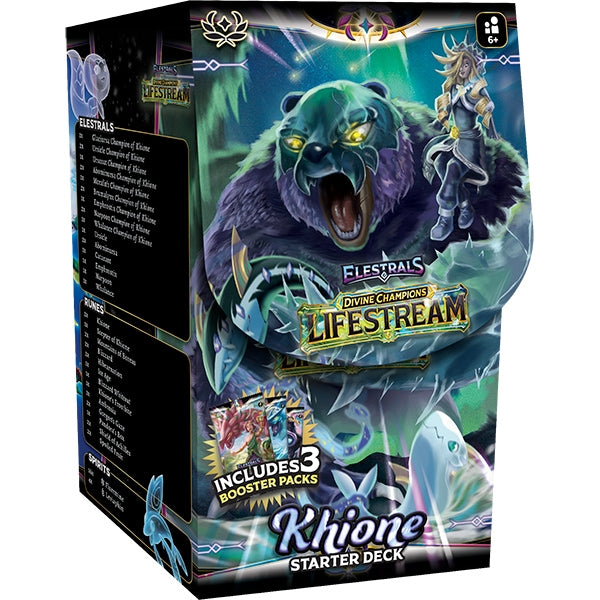 Elestrals: Lifestream- Starter Deck Case- Khione (x8) (presale)