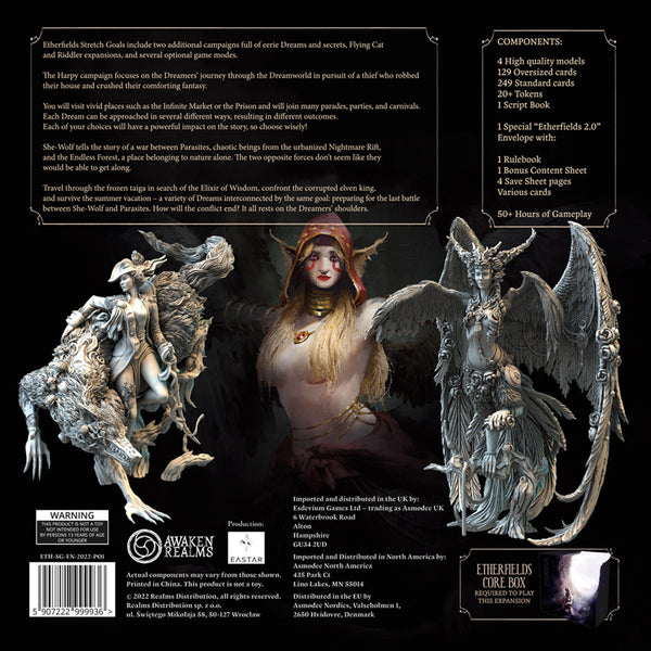 Etherfields: Stretch Goals Expansion - Harpy and She-Wolf Campaigns