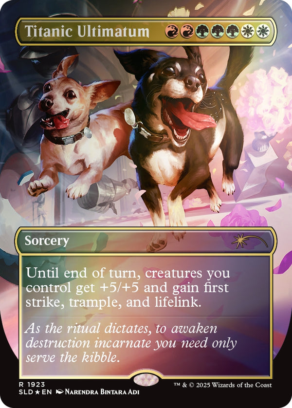 MtG: Dogs Are Better Than Cats - Rainbow Foil Edition (Secret Lair)