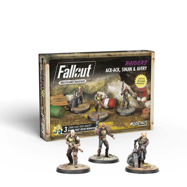 Fallout: Wasteland Warfare - Ack Ack, Sinjin & Avery