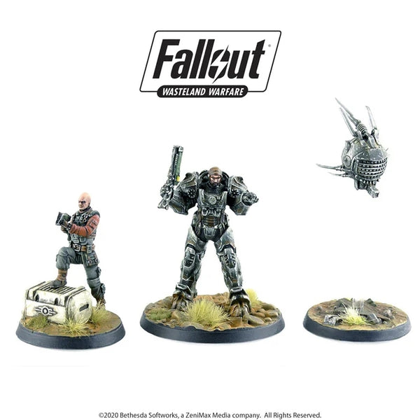 Fallout: Wasteland Warfare - Brotherhood of Steel - Knight-Captain Cade & Paladin Danse