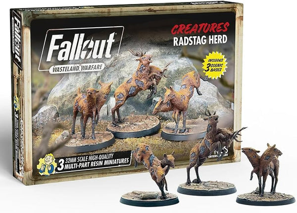 Fallout: Wasteland Warfare - Creatures Radstag Herd