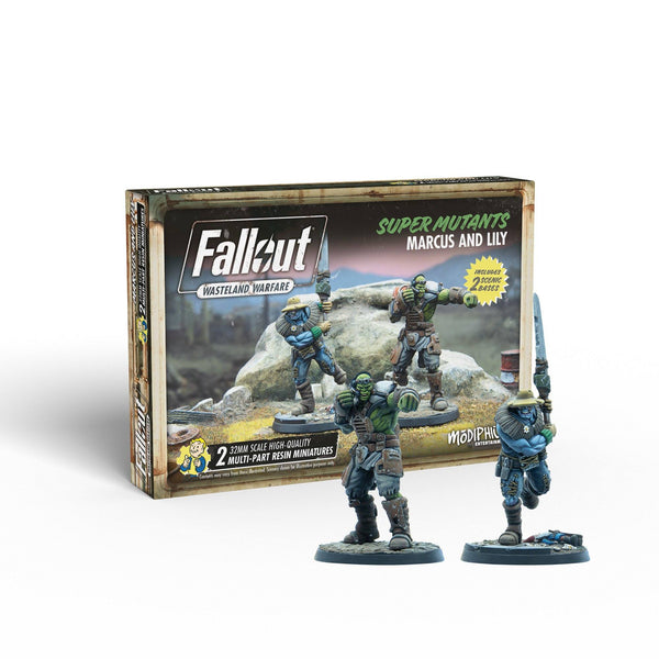 Fallout: Wasteland Warfare - Super Mutants Marcus and Lily