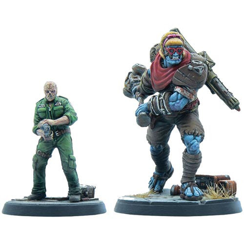 Fallout: Wasteland Warfare - Super Mutants Tabitha and Raul