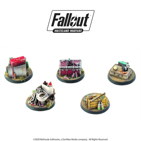 Fallout: Wasteland Warfare - Terrain Expansion Objective Markers 1