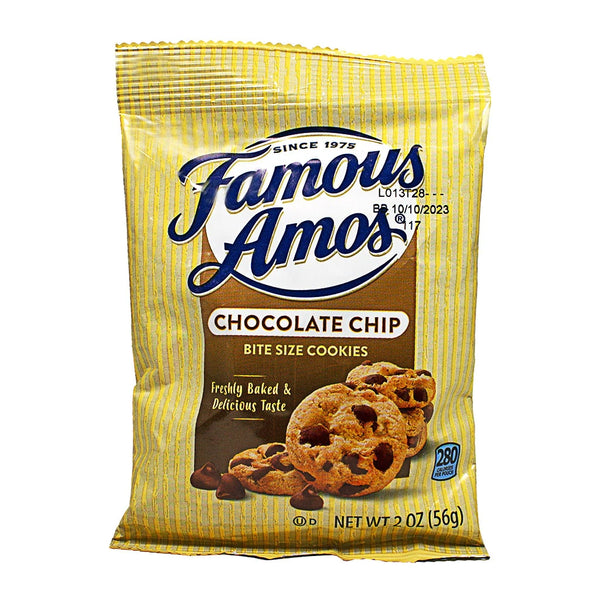 Famous Amos Bite-Sized Chocolate Chip Cookies 2oz