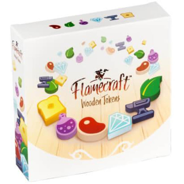 Flamecraft: Wooden Resource Tokens (2nd Edition)