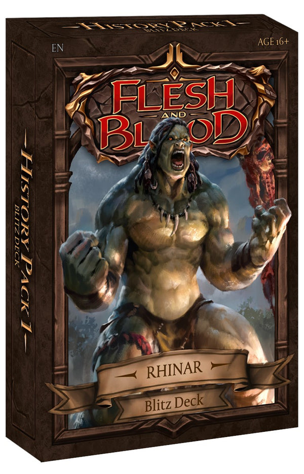 Flesh and Blood TCG: History Pack 1 - Rhinar Blitz Deck