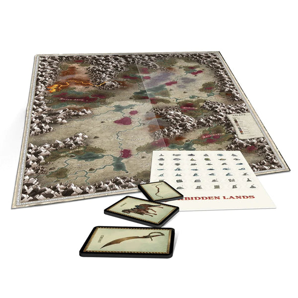 Forbidden Lands RPG: The Bloodmarch Map & Cards Pack