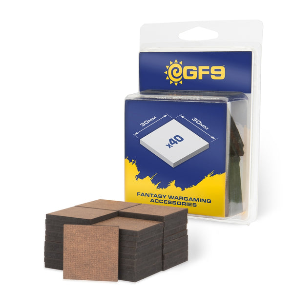 GF9 MDF Bases 30mm x 30mm (40)