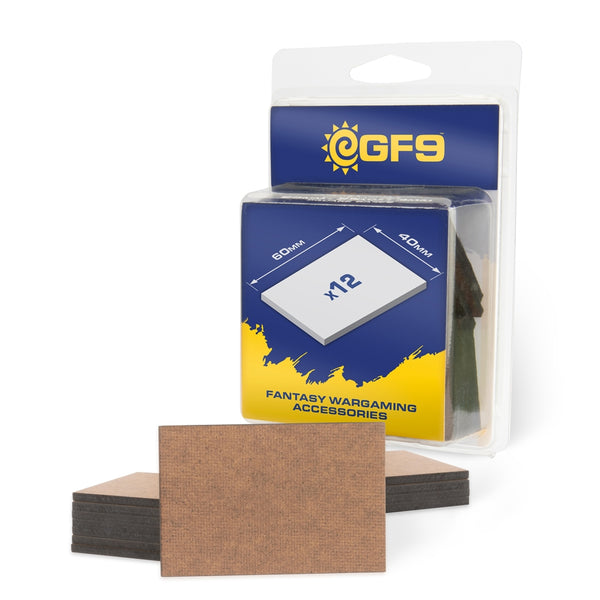 GF9 MDF Bases 40mm x 60mm (12)