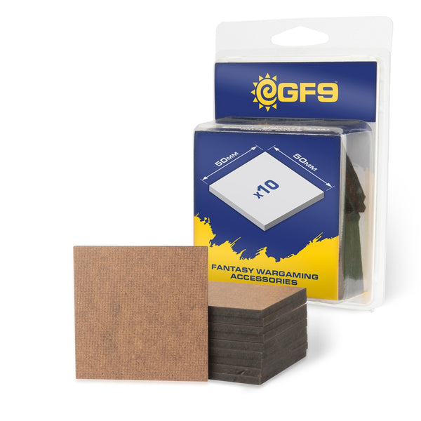 GF9 MDF Bases 50mm x 50mm (10)