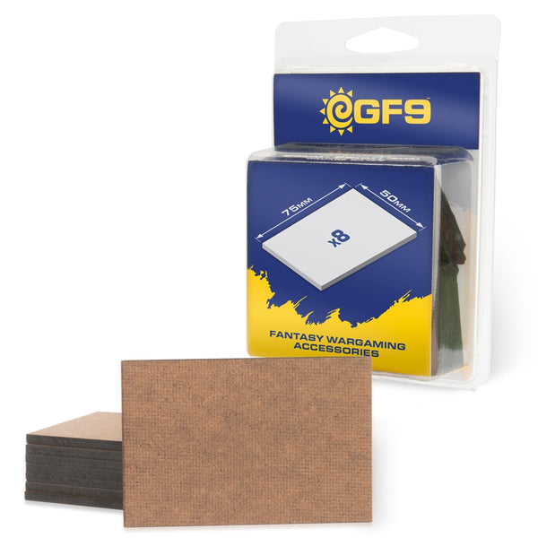 GF9 MDF Bases 50mm x 75mm (8)