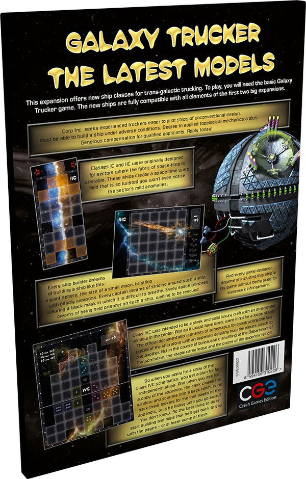 Galaxy Trucker: The Latest Models Expansion