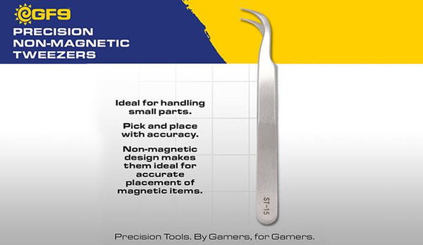 Gale Force Nine: Precision Non-Magnetic Tweezers