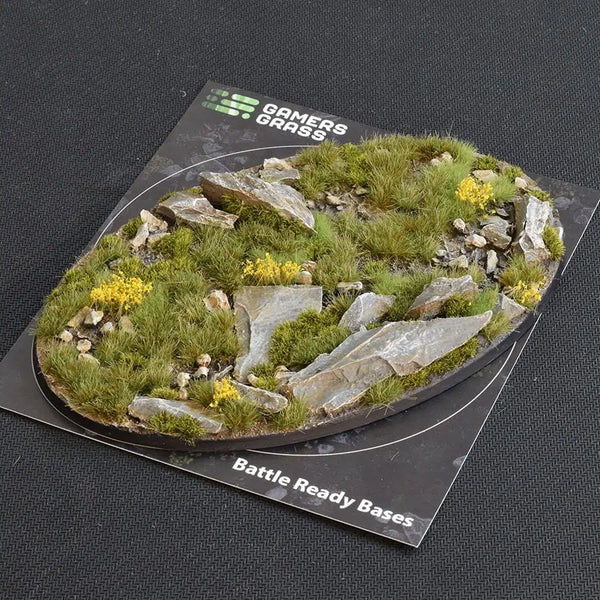 Gamers Grass: Battle Ready Bases - Highland  (Oval 170mm x1)