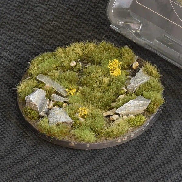 Gamers Grass: Battle Ready Bases - Highland  (Round 100mm x1)